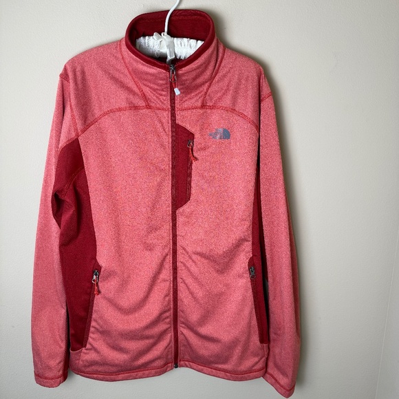 The North Face Cinder Tenacious Full Zip Jacket Mens Large Red Outdoor Gorpcore - Picture 1 of 8